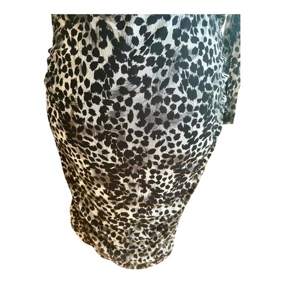 RENEE C. Women's Leopard Print Knee Dress L NWT - Picture 5 of 7